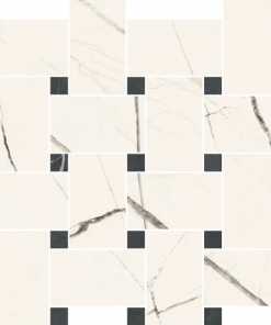 Lineae white basketweave