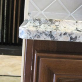 Cove edge countertop profile