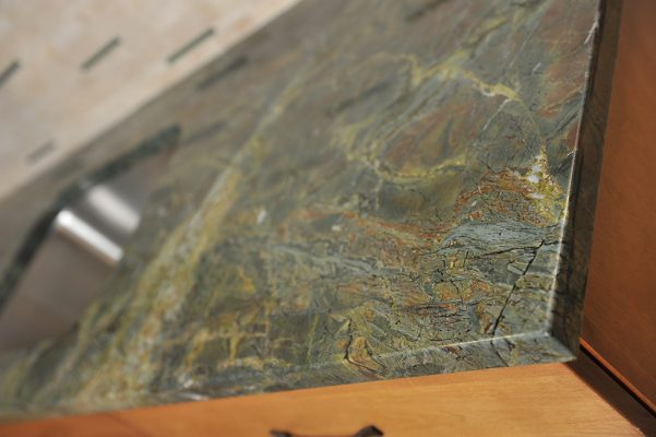 Eased edging countertop profile