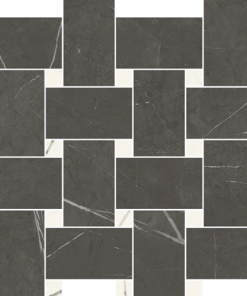 lineae Grey basketweave