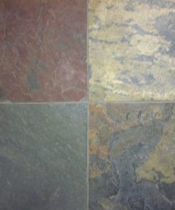 12x12 China Multicolor Cleft Slate