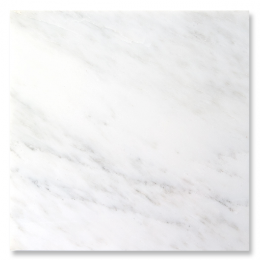 12x12 Oriental White Polished Marble