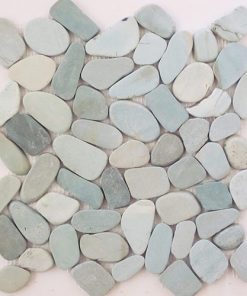 Sliced pebbles green