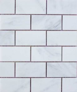 2x4 Oriental White Marble