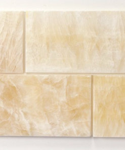3x6 Honey Onyx polished marble