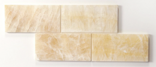 3x6 Honey Onyx polished marble