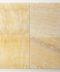 6x6 Honey Onyx polished marble