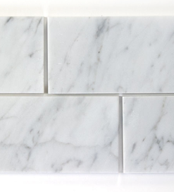 3x6 Carrara Gioia Polished Marble