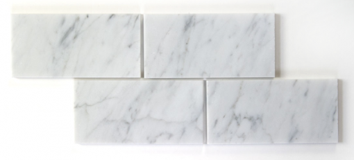 3x6 Carrara Gioia Polished Marble