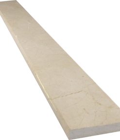 Crema Marfil Polished marble saddle