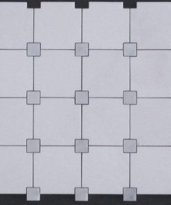 Large Square Dot Pattern Thassos / Carrara