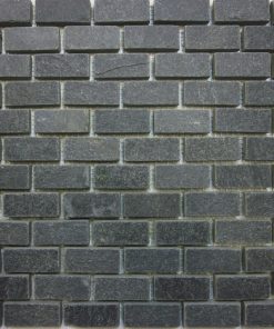 1x2 Black Slate Brick