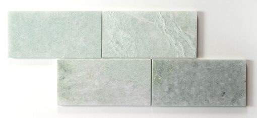3x6 Ming Green polished marble
