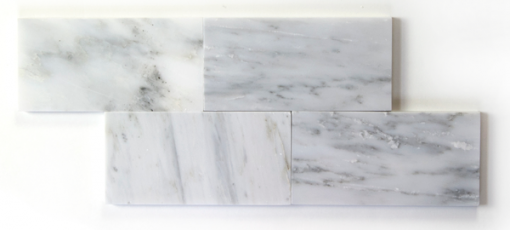 3x6 Oriental White Polished marble