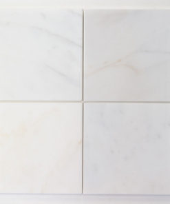 6x6 Oriental White Polished Marble