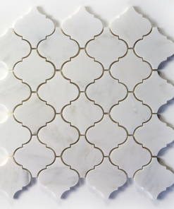 Oriental White Polished Marble Arabesco