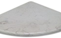 9x9 Super Statuary Quartz Corner Shelf