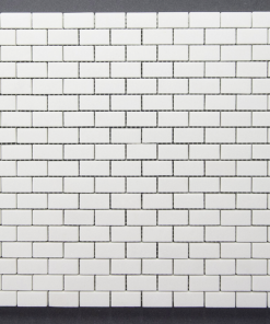 5/8 x 1 1/4 Thassos White polished marble Medium Brick