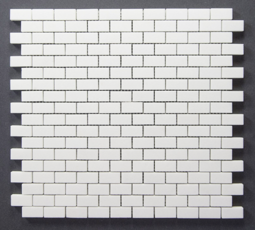 5/8 x 1 1/4 Thassos White polished marble Medium Brick