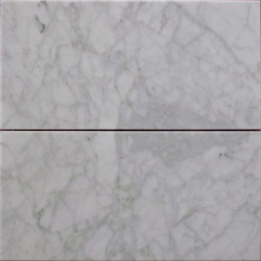 6x12 Carrara Gioia polished marble