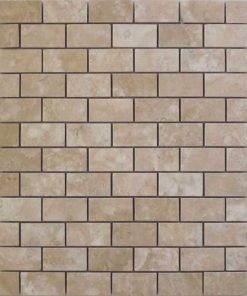 1x2 Durango Honed Brick Mosaic Sheet