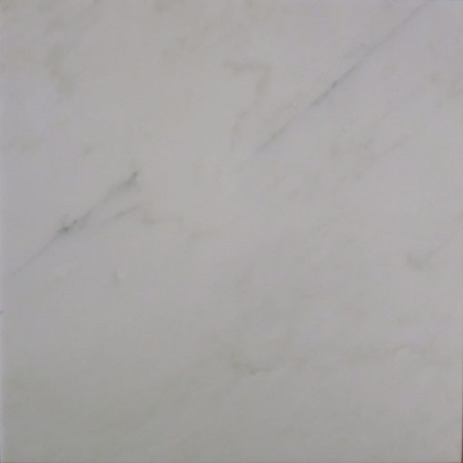 12x12 Oriental White Honed Marble