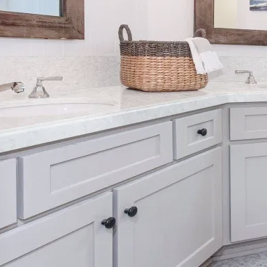 bath counters installed