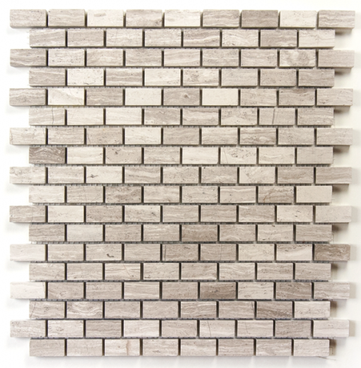Timber Grey Honed Marble Medium Brick 5/8x1 1/4
