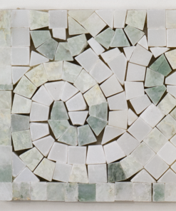 4x4 Corner Border Pure White Polished Marble / Ming Polished Marble