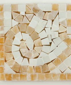 4x4 Corner Border Pure White / Honey Onyx