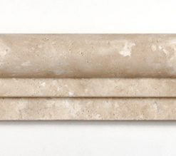 2x12 Durango Travertine French V Chair Rail