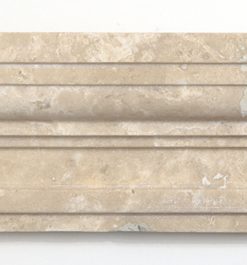 4x12 Durango honed Travertine J trim