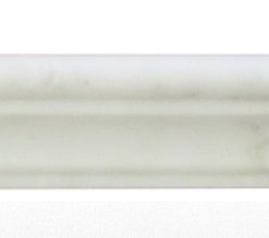 2x12 Oriental White Honed Marble Chair Rail Frame