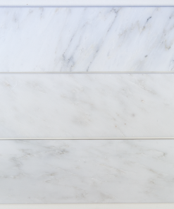 4x12 Oriental White Honed Marble