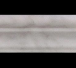 2x12 Oriental White Polished Chair Rail Frame