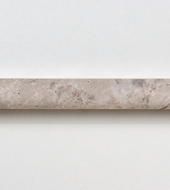 1/2x12 Travertine Honed marble pencil