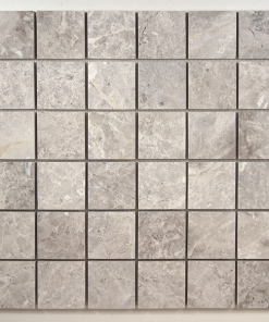 2x2 Silver Cloud Polished Marble