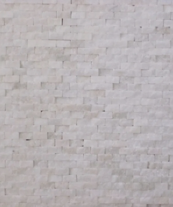 3/8x7/8 White Quartz Mini Split Face Ledger