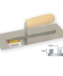 Ivy 1/2x1/2 Square Notch Trowel