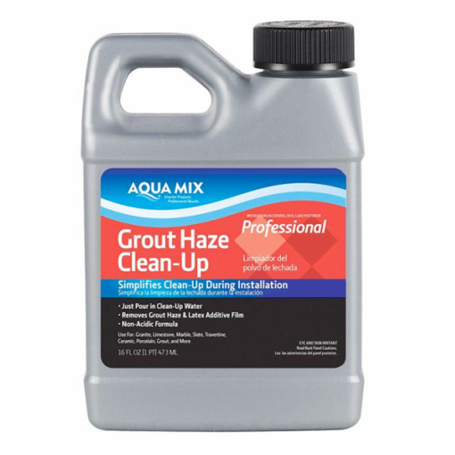 Aqua Mix grout haze cleanup