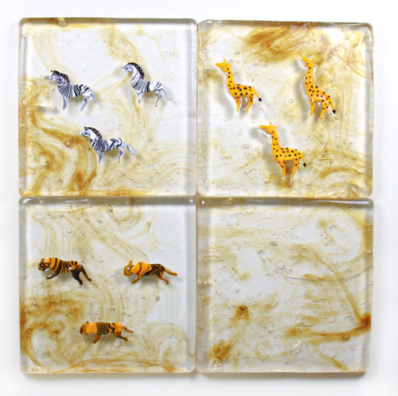 Murano Glass Block Tiles Base Tile Terra Tile and Marble