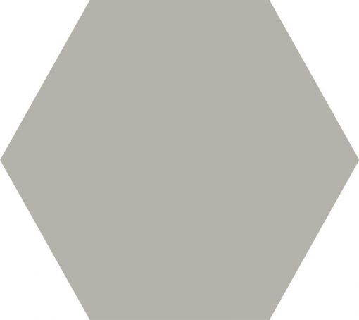 Solid Pearl (warm grey) 10-inch hex porcelain