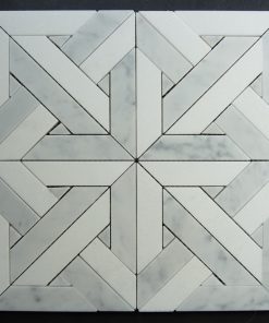 Chantilly Mosaic Carrera and Dolomiti