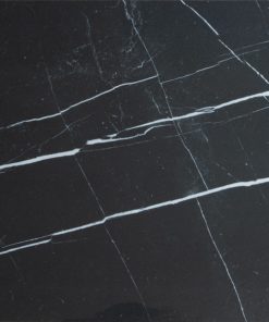 12x12 Black marquina polished